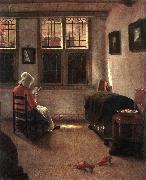 Reading Woman dg, ELINGA, Pieter Janssens